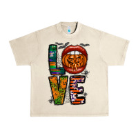 Sandshell Love Halloween Lips Urban Heavy Tee - CowhideDigitalArt