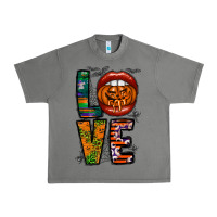 Tornado Love Halloween Lips Urban Heavy Tee - CowhideDigitalArt