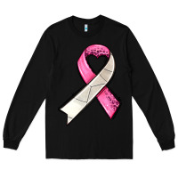 Black breast cancer sport ribbons Long Sleeve Tee - AdoDesignShop