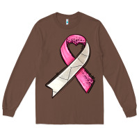 Chestnut breast cancer sport ribbons Long Sleeve Tee - AdoDesignShop