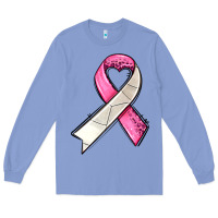Colony Blue breast cancer sport ribbons Long Sleeve Tee - AdoDesignShop