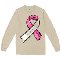 Mushroom breast cancer sport ribbons Long Sleeve Tee - AdoDesignShop
