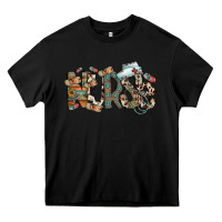 Black nurse western Heavy Core Tee - RacoonDesign
