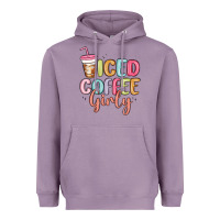 Lavender iced coffee girly Heavyweight Hoodie - MaliasSmallBusiness