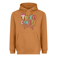 Meerkat iced coffee girly Heavyweight Hoodie - MaliasSmallBusiness