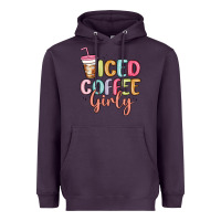 Plum iced coffee girly Heavyweight Hoodie - MaliasSmallBusiness