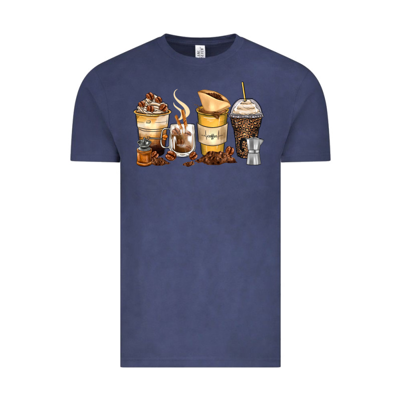 Coffee Cups Vintage Tee by Zillion Design Studio | Teevron