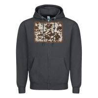 Smoke cowhide background Zipper Hoodie - AdoDesignShop