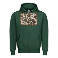 Sports Green cowhide background Zipper Hoodie - AdoDesignShop