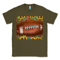 Army Green football leopard turquoise sunflower Classic Tee - JahusDesignShop