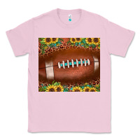 Bubblegum Pink football leopard turquoise sunflower Classic Tee - JahusDesignShop