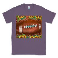 Lavender football leopard turquoise sunflower Classic Tee - JahusDesignShop