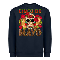 Navy Cinco de Mayo Heavyweight Sweatshirt - texasbilliewilder