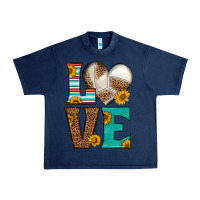 Navy western volleyball love Urban Heavy Tee - HRA Design Shop
