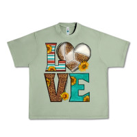 Oil Green western volleyball love Urban Heavy Tee - HRA Design Shop