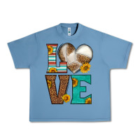 Pebble Blue western volleyball love Urban Heavy Tee - HRA Design Shop