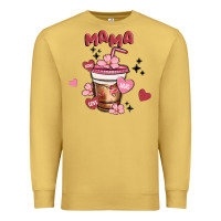 Antique Gold mama coffee cups Premium Sweatshirt - MaliasSmallBusiness