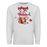 Dove Grey mama coffee cups Premium Sweatshirt - MaliasSmallBusiness