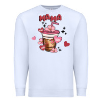 White mama coffee cups Premium Sweatshirt - MaliasSmallBusiness