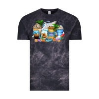 Cloud Black cruise life coffee cups Vintage Tee - Zillion Design Studio