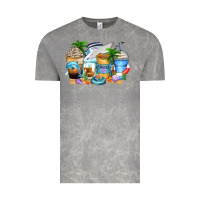 Cloud Rock cruise life coffee cups Vintage Tee - Zillion Design Studio