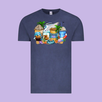Cruise Life Coffee Cups Vintage Tee Designed By Zillion Design Studio