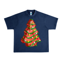 Navy red christmas cake fa element Urban Heavy Tee - FaDigitalArtStudio