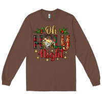 Chestnut oh holy night Long Sleeve Tee - BundleAndBundleShop