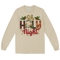 Mushroom oh holy night Long Sleeve Tee - BundleAndBundleShop