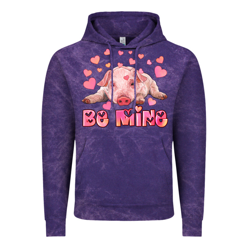 Be Mine Baby Pig Vintage Hoodie by RanaPortraitStore | Teevron