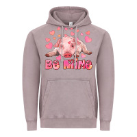 Vintage Zinc be mine baby pig Vintage Hoodie - RanaPortraitStore