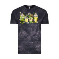 Cloud Black daisy coffee cups Vintage Tee - Zillion Design Studio
