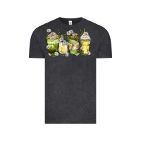 Vintage Black daisy coffee cups Vintage Tee - Zillion Design Studio
