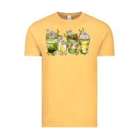 Vintage Mustard daisy coffee cups Vintage Tee - Zillion Design Studio