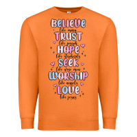 Carrot believe like mary trust like joseph valentine s da Premium Sweatshirt - MaliasSmallBusiness
