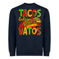 Navy tacos before vatos Heavyweight Sweatshirt - Zillion Design Studio