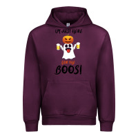 Mauve Wine I'm Just Here For The Boos Urban Hoodie - Bettercallsaul