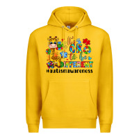Lemon it s ok to be different giraffe Premium Hoodie - LillyAllenDesigns
