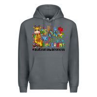Rock it s ok to be different giraffe Premium Hoodie - LillyAllenDesigns