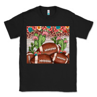 Black football leopard cactus Classic Tee - JahusDesignShop