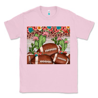 Bubblegum Pink football leopard cactus Classic Tee - JahusDesignShop
