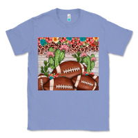 Colony Blue football leopard cactus Classic Tee - JahusDesignShop