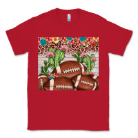 Red football leopard cactus Classic Tee - JahusDesignShop