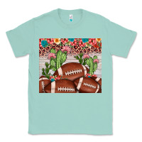 Seafoam football leopard cactus Classic Tee - JahusDesignShop