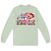 Matcha smile with teeth and brush Long Sleeve Tee - AdoDesignShop
