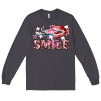 Smoke smile with teeth and brush Long Sleeve Tee - AdoDesignShop
