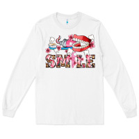 White smile with teeth and brush Long Sleeve Tee - AdoDesignShop