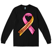 Black breast cancer sport ribbons Long Sleeve Tee - AdoDesignShop