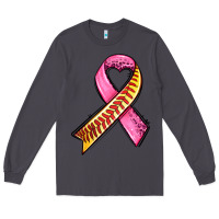 Smoke breast cancer sport ribbons Long Sleeve Tee - AdoDesignShop