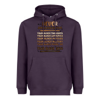 Plum never apologize Heavyweight Hoodie - MaliasSmallBusiness